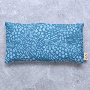 Midnight Hike in Blue Cotton Weighted Eye Pillow Hot/Cold Pack
